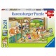 Ravensburger Puzzles 2x24 pièces - Le bonheur à la ferme