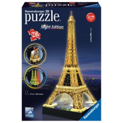 Ravensburger Puzzle 3D Tour Eiffel illuminée