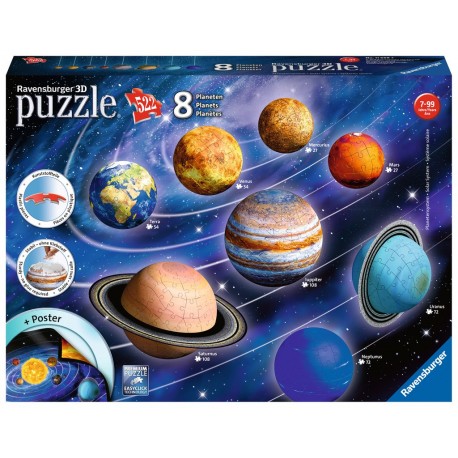 Ravensburger Puzzle 3D Système solaire