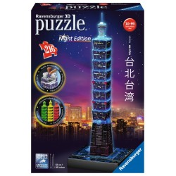 Ravensburger Puzzle 3D Taipei illuminé