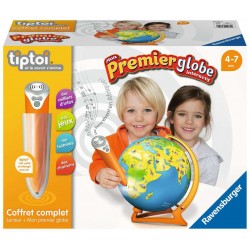 Ravensburger tiptoi® - Coffret complet lecteur interactif + Mon 1er Globe interactif