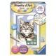 Ravensburger Numéro d'art - mini - Chaton tigré étonné