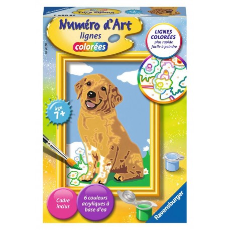 Ravensburger Numéro d'art - mini - Joli petit chiot