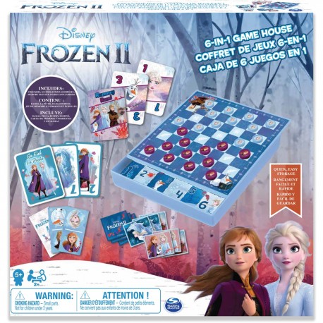 Spin Master Coffret multijeux 6 en 1 classiques - La reine des neiges 2