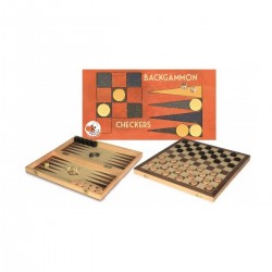 Egmont Toys Jeu de dames et bacKgammon