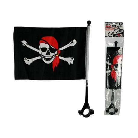 Fanion pirate drapeau pour guidon de velo enfant