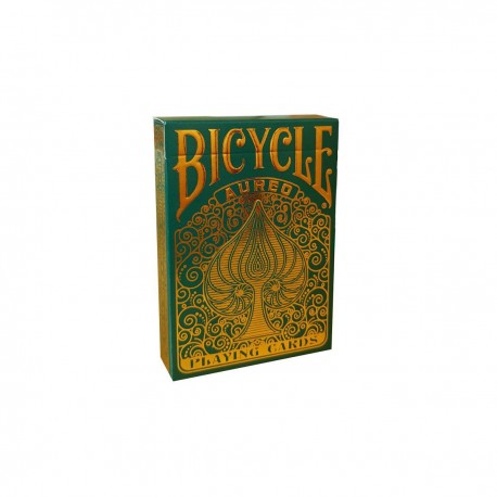 Bicycle Bicycle AUREO - Jeu de 56 cartes toilées plastifiées - format poker - 2 index standard