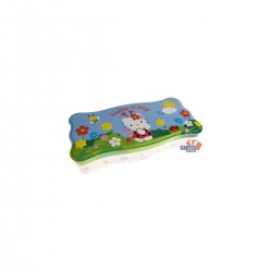 France Cartes Coffret métal Hello Kitty - 2 jeux de cartes + 1 figurine