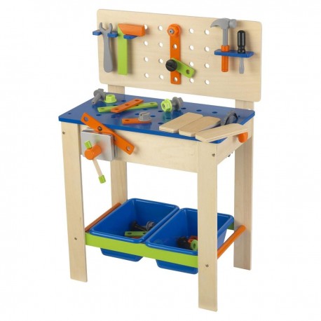 Kidkraft Etabli Deluxe et ses outils