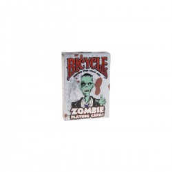 Bicycle Bicycle ZOMBIE - jeu de 54 cartes toilées plastifiées - format poker - 2 index standards