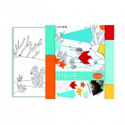 Kit Origami pliage La mer coloriage enfant adulte