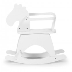 Childhome Cheval A Bascule + Barre MDF Blanc