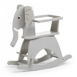 Childhome Elephant A Bascule + Barre MDF Gris