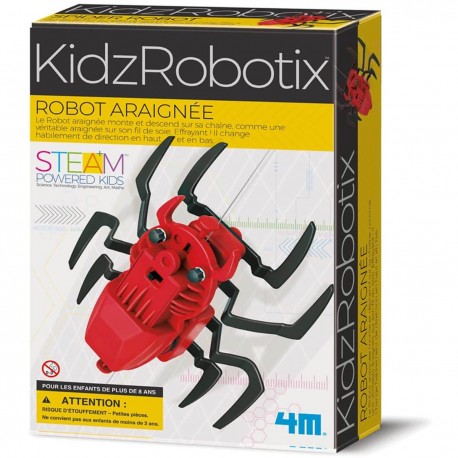 4m - Kidz Labs Kit de fabrication KidzRobotix : Robot araignée