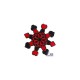 Poker Weight Card-Guard SNOWFLAKE en laiton- spinner