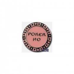 Poker Weight Card-Guard POKER HO - en laiton - 2 faces différentes - 50mm de diamètre