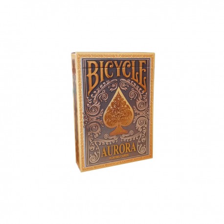 Bicycle Bicycle AURORA - Jeu de 56 cartes toilées plastifiées - format poker - 2 index standard