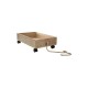 Chariot en Bois pour Enfants Lettres 50cm Naturel