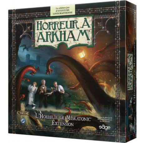 Edge Entertainment Horreur à Arkham : L'Horreur de Miskatonic (Extension - Compatible 2nd édition)