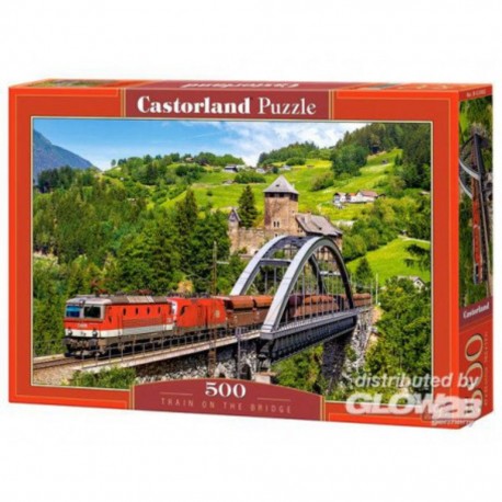 Castorland Puzzle Train sur le pont, puzzle 500 pièces