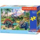 Castorland Puzzle Volumes de dinosaure, puzzle 120 pièces