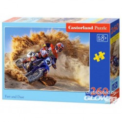 Castorland Puzzle Motocross dans le sable, Puzzle 260 pièces