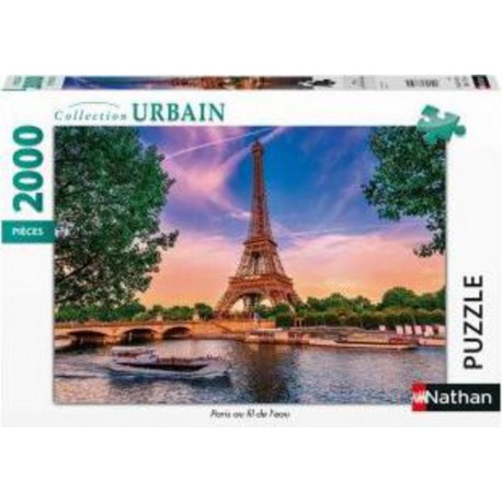 Nathan Puzzle 2000p Paris au fil de l'eau