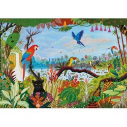 Nathan Puzzle Puzzle N 1500 p - Jungle animée / Alain Thomas