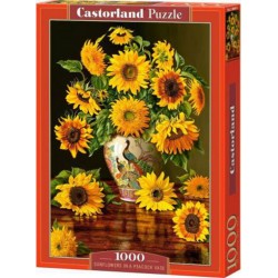 Castorland Puzzle Tournesols dans un vase de paon