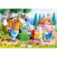 Castorland Puzzle Trois petits cochons, puzzle 60 pièces