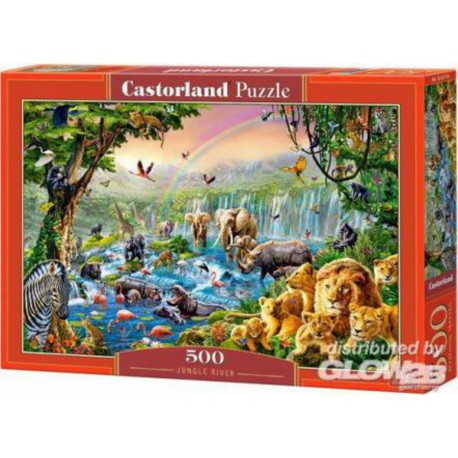 Castorland Puzzle Jungle River, puzzle 500 pièces