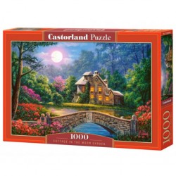 Castorland Puzzle Cottage dans le jardin de la lune, Puzzle 1000Te