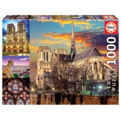 Educa Puzzle 1000 COLLAGE DE NOTRE-DAME