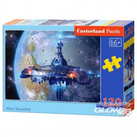 Castorland Puzzle Alien Spaceship, puzzle 120 pièces