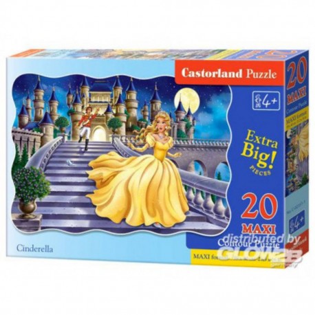 Castorland Puzzle Cendrillon, Puzzle 20 pièces maxi