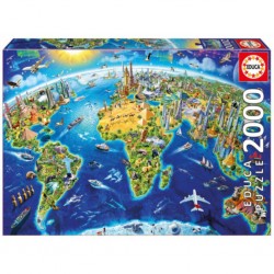 Educa Puzzle Symboles du monde