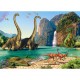 Castorland Puzzle Dans le Dinosaurus World, puzzle 60 pièces