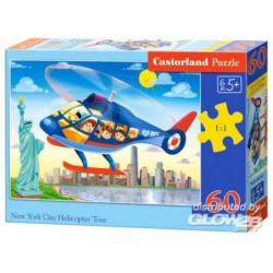 Castorland Puzzle New York City Helicopter Tour, Puzzle 60 Parts