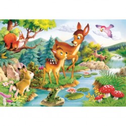 Castorland Puzzle Petits cerfs