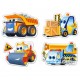 Castorland Puzzle Funny Building Machines, 4xPuzzle 3 + 4 + 6 + 9