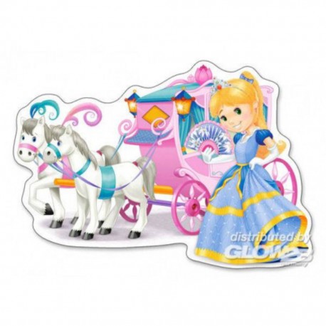 Castorland Puzzle Princess Carriage, Puzzle 12 pièces maxi