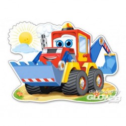 Castorland Puzzle Funny Digger, Puzzle 12 pièces maxi