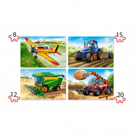 Castorland Puzzle Machines agricoles