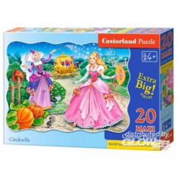 Castorland Puzzle Cendrillon, Puzzle 20 pièces maxi