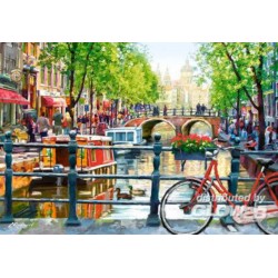 Castorland Puzzle Paysage d'Amsterdam, puzzle 1000 parties