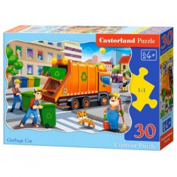 Castorland Puzzle Garbage Car, Puzzle 30 Teile