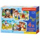 Castorland Puzzle Contes de fées classiques, Puzzle 3 + 4 + 6 + 9 Teile