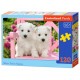 Castorland Puzzle White Terrier Chiots, Puzzle 120 Teiles