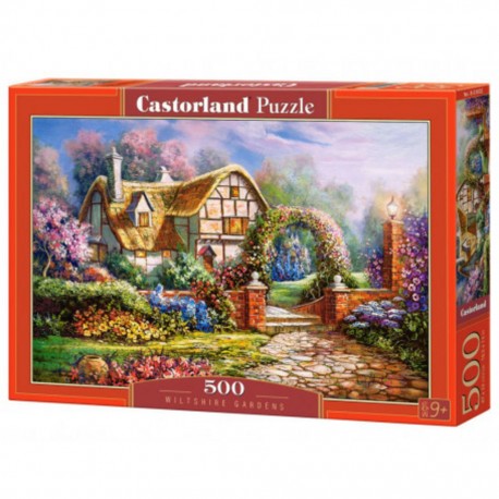 Castorland Puzzle Jardins du Wiltshire, Puzzle 500 couleurs