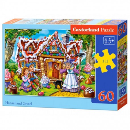 Castorland Puzzle Hansel et Gretel, Puzzle 60 pièces